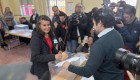 Elecciones 2025: La candidata de Unidas por Extremadura vota en Mérida