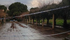 Cerrados el parque de Cadenetas y el Paseo de la Isla de Coria por el temporal