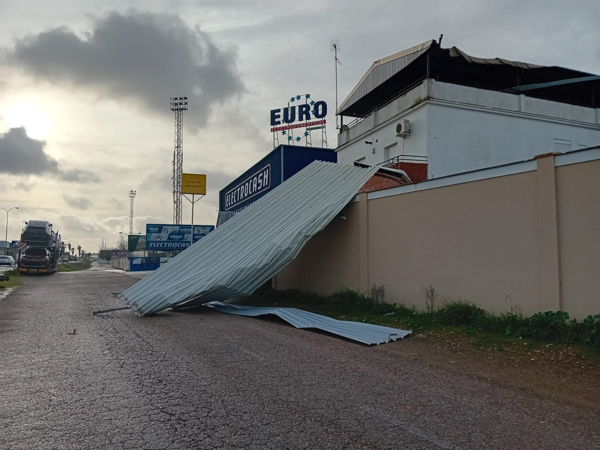 Temporal, dau00f1os, borrasca, provincia de Badajoz, 2