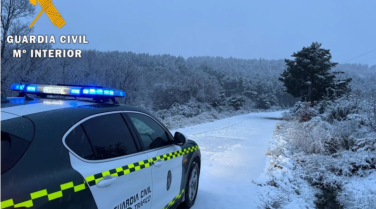 El temporal de lluvia y nieve provoca varios cortes de carreteras en la provincia de Cáceres