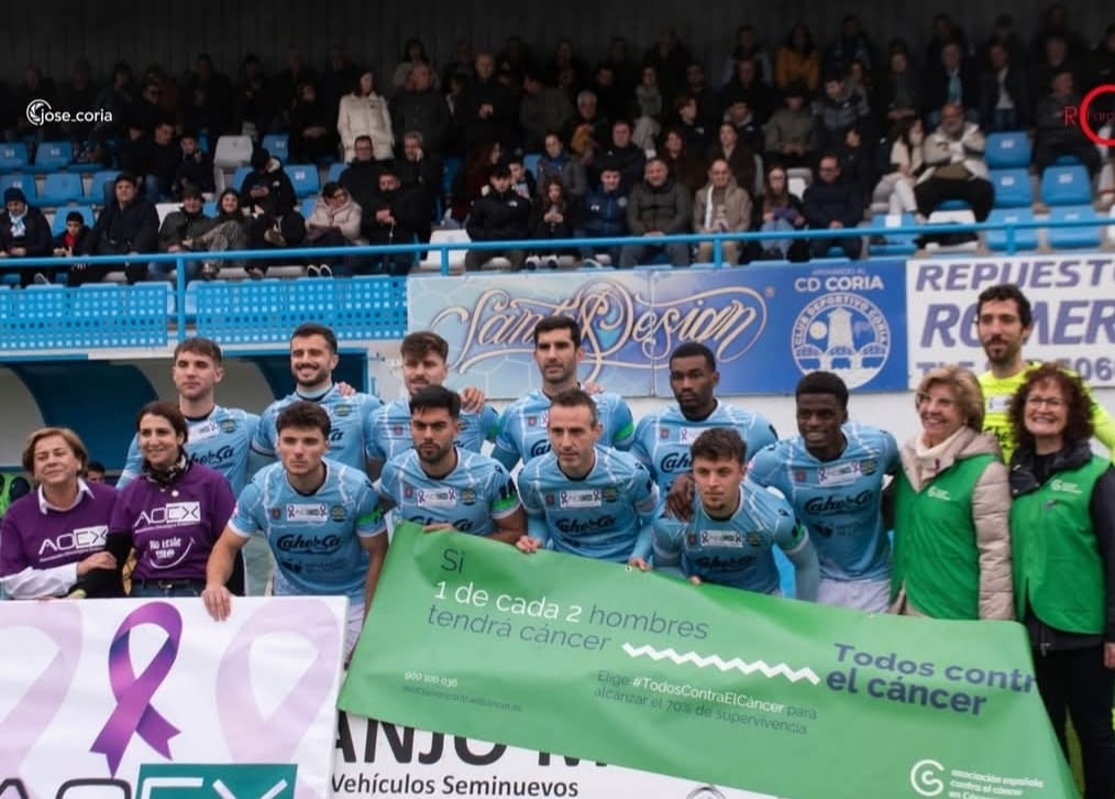 Coria, Cu00e1ncer, CD Coria, AOEX, AECC,