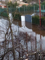 Precaución en Coria y sus pedanías ante el riesgo de nuevas inundaciones por el temporal