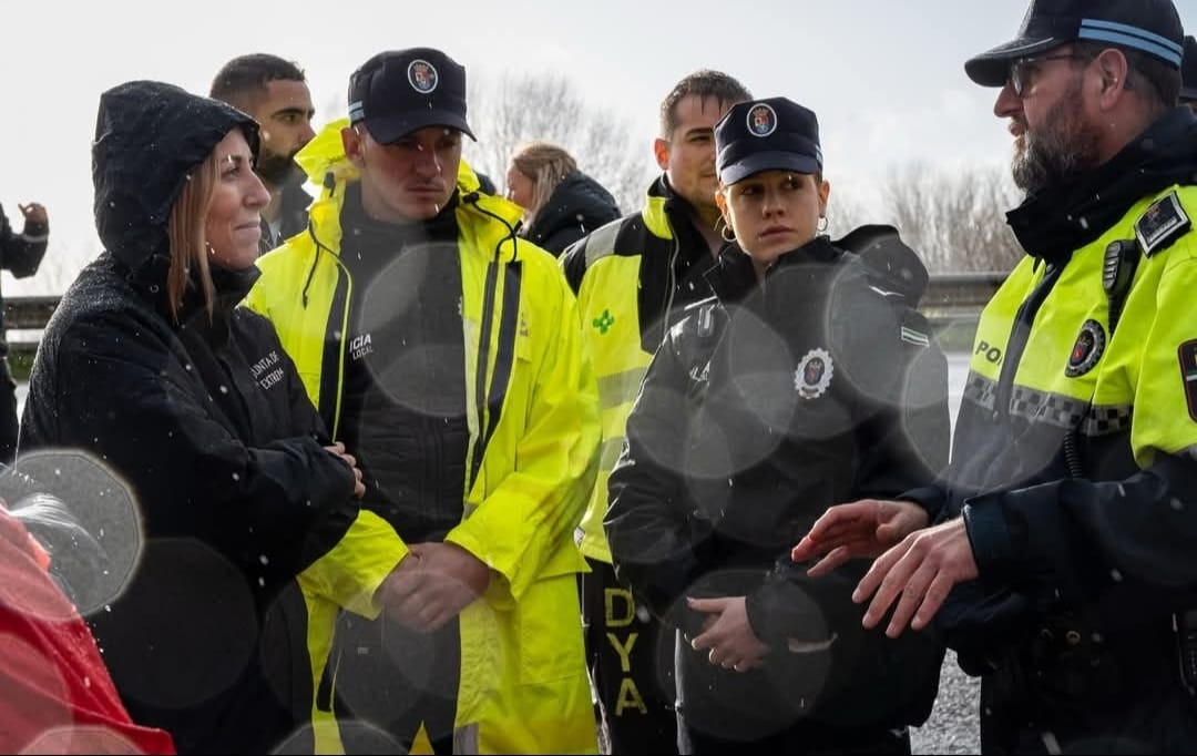 Coria policía local lluvia temporal inundaciones alagón maría guardiola