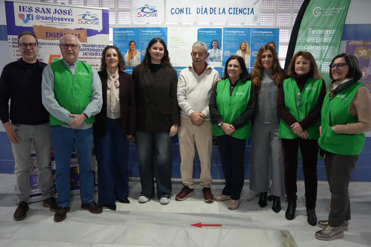 Acto en el IES San Josu00e9 por el Du00eda de la Mujer y la Niu00f1a en la Ciencia.