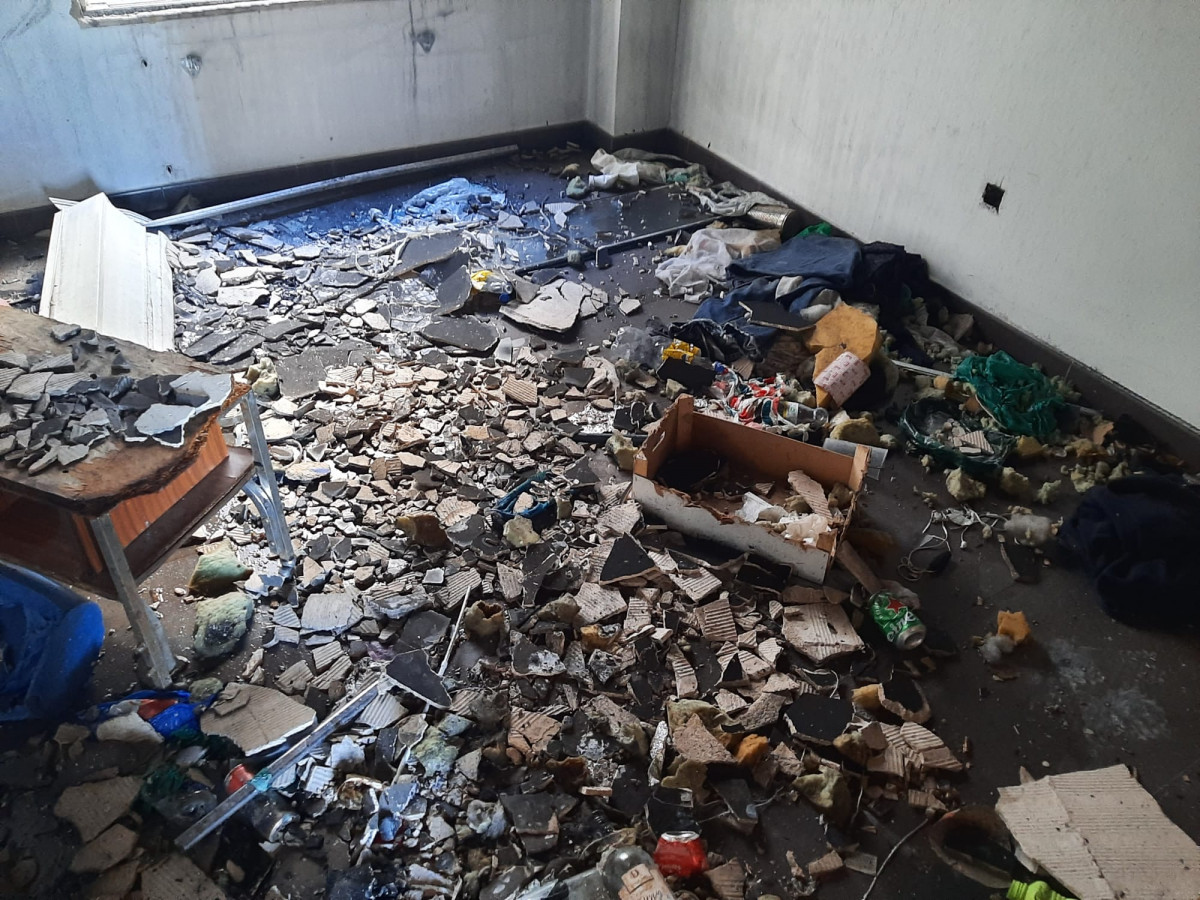 Vivienda navamoral ocupada 2 incendio