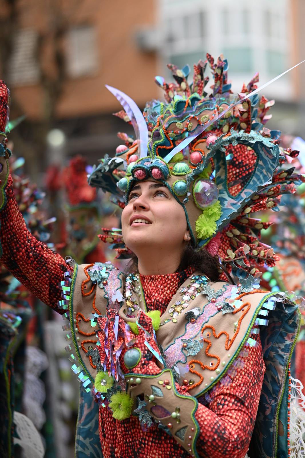 Entierro de la Sardina, Badajoz, Desfile,