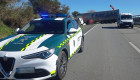 El accidente de un camión provoca desvíos y cortes en la A-5