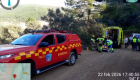 Rescatada una persona tras caer con su quad en una zona escarpada de Las Hurdes