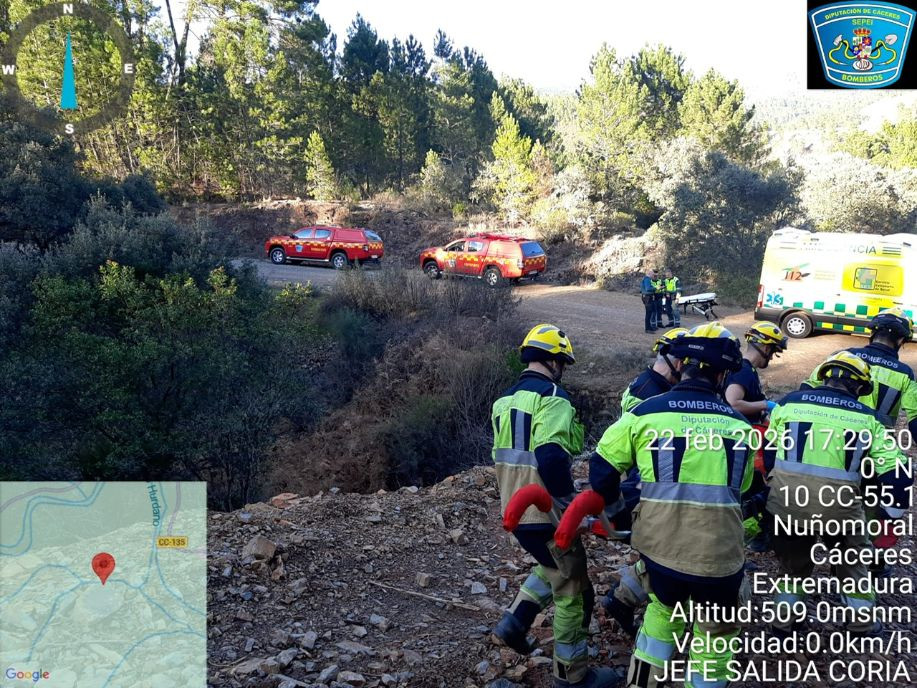 Rescate, bomberos, Las Hurdes,