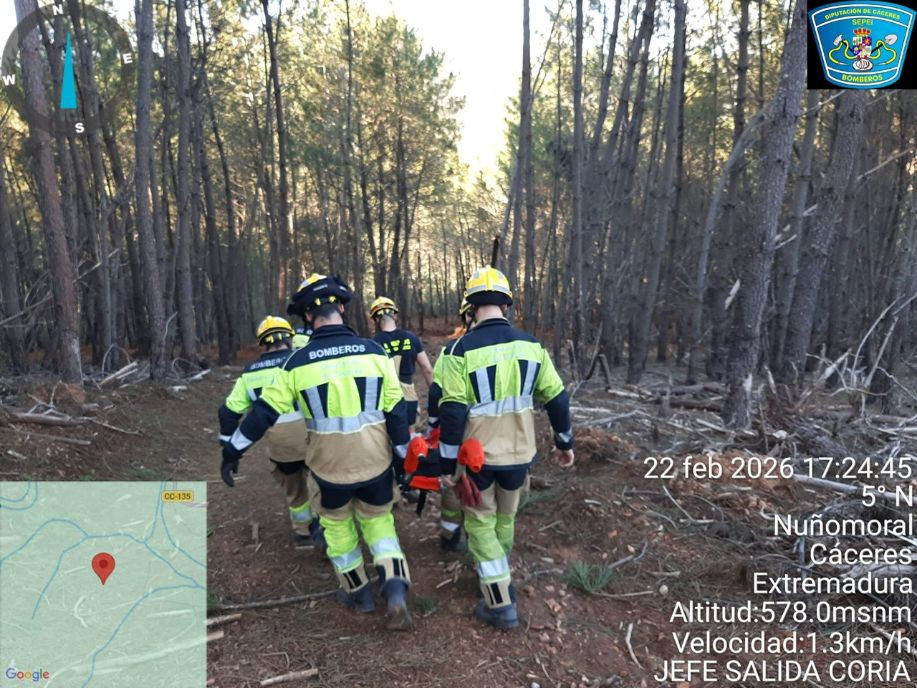 Rescate, bomberos, Las Hurdes, 2