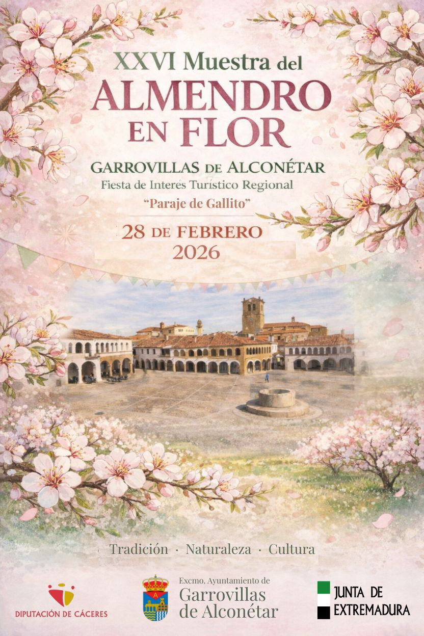 CARTEL ALMENDRO EN FLOR