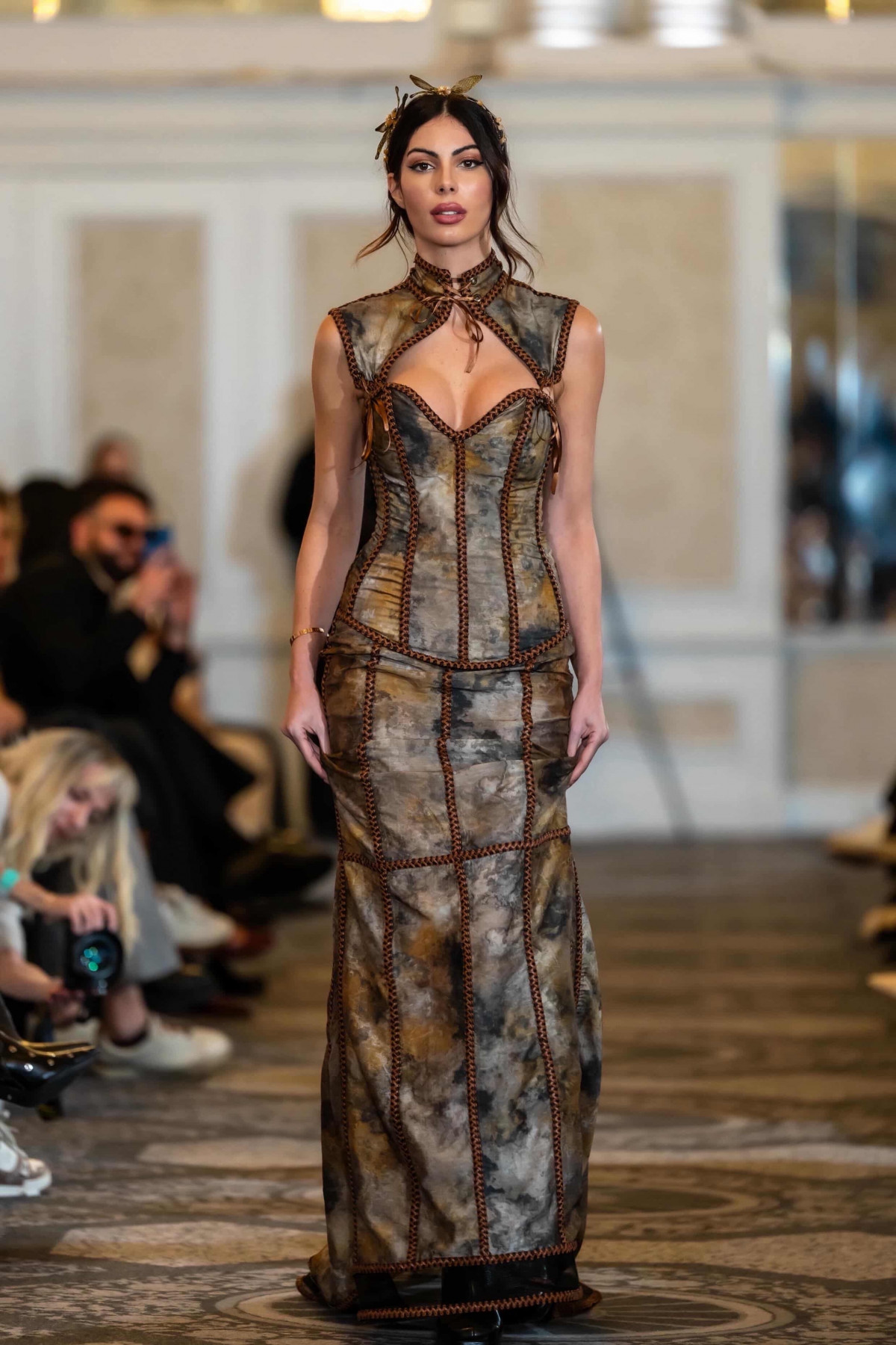 Raquel Gibaja desfilando