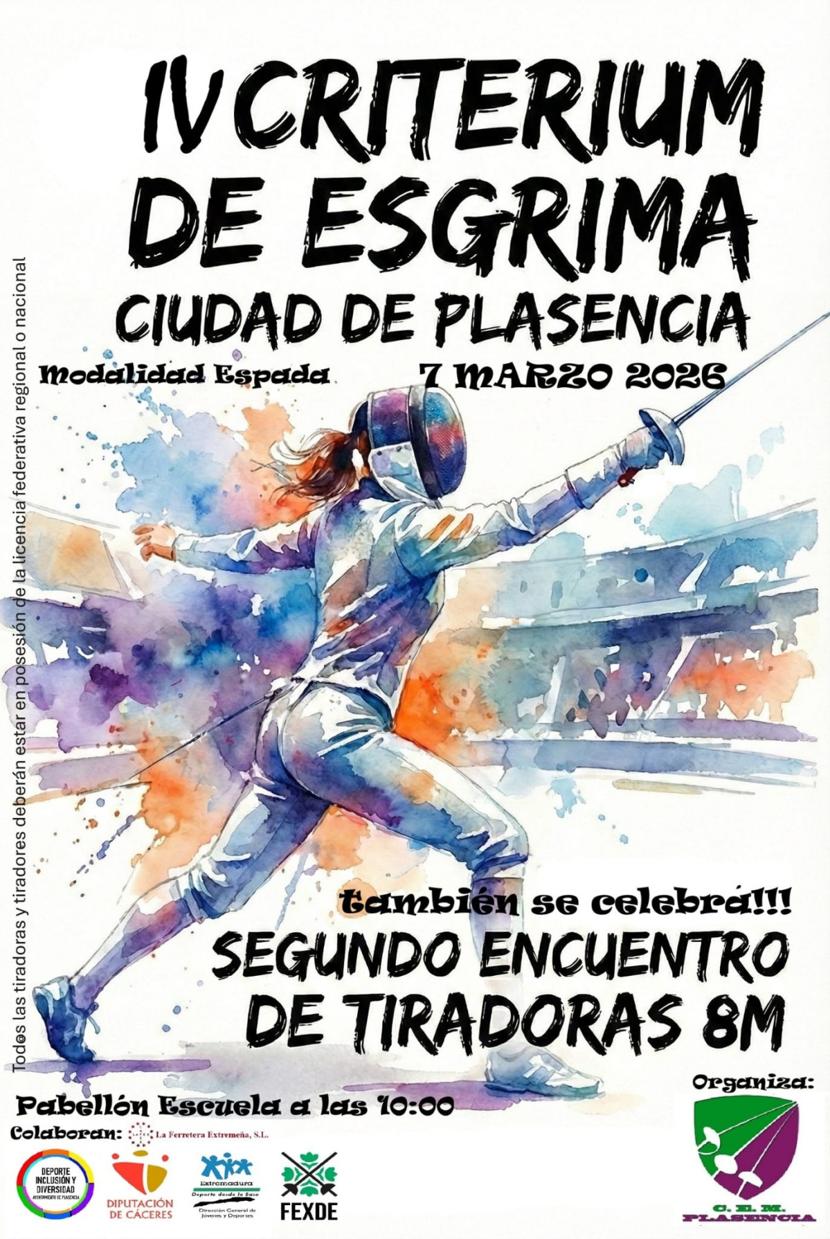 Carteldeesgrima PLASENCIA