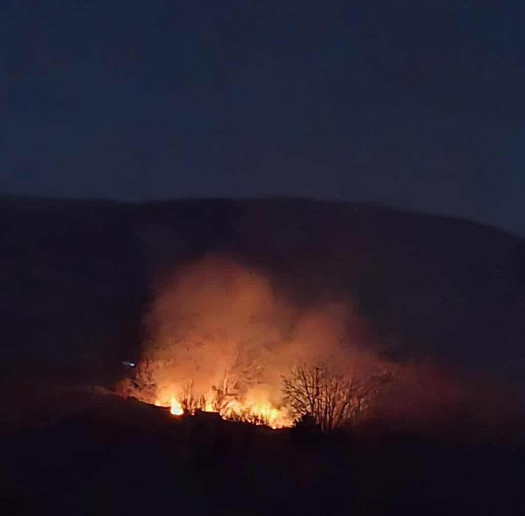 Inendio foresrtal la vera garganta la olla 1