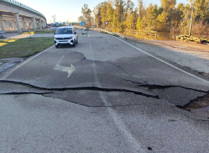 Ex106, Don Benito, Miajadas, Carretera, Temporal,
