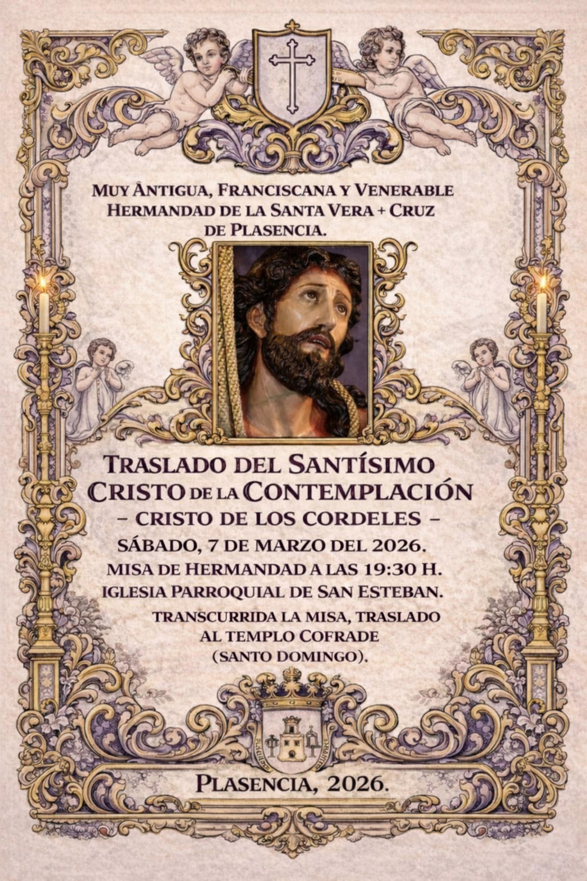 CRISTO DE LOS CORDELES   TRASLADO 07 03 2026