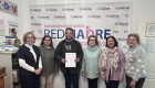 Ceclavín entrega 272 euros recaudados en la San Silvestre a RedMadre Cáceres