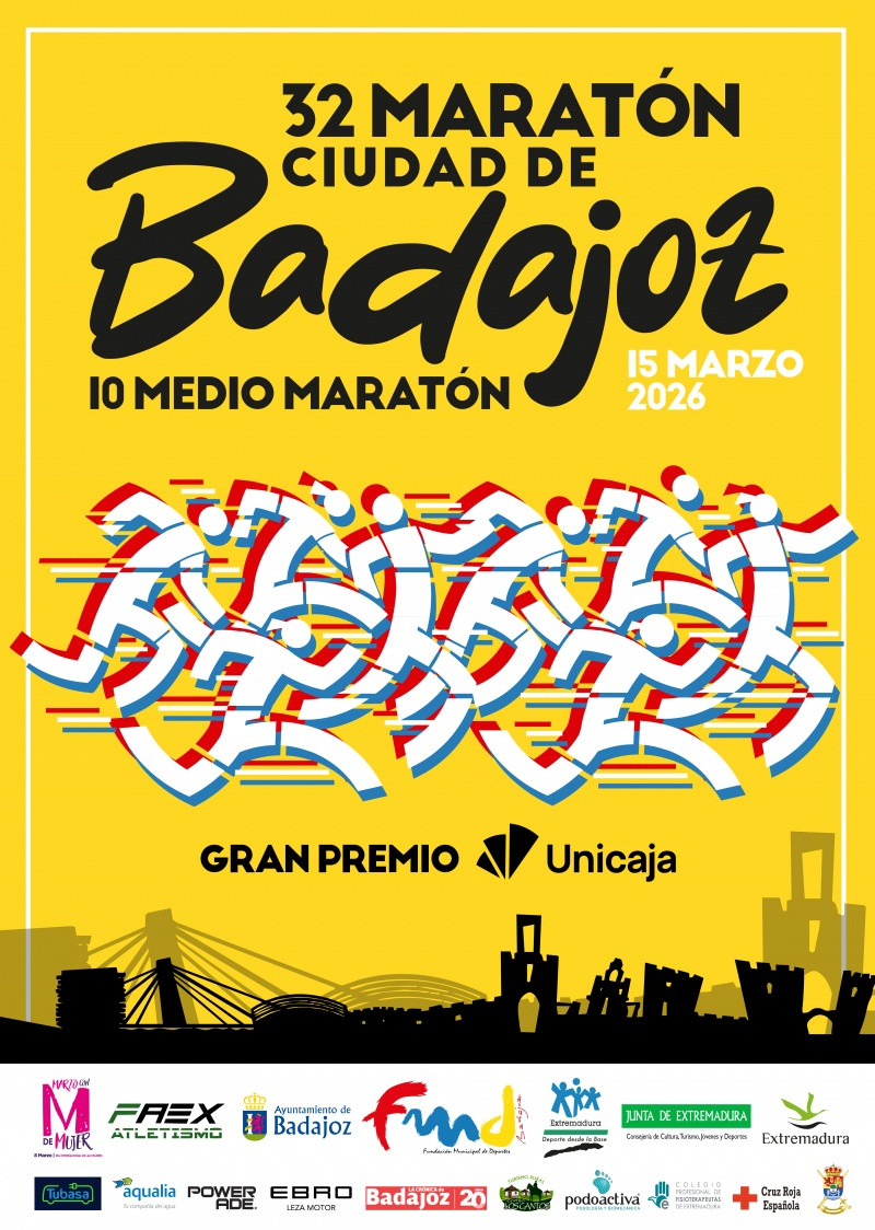 Cartel maraton badajoz