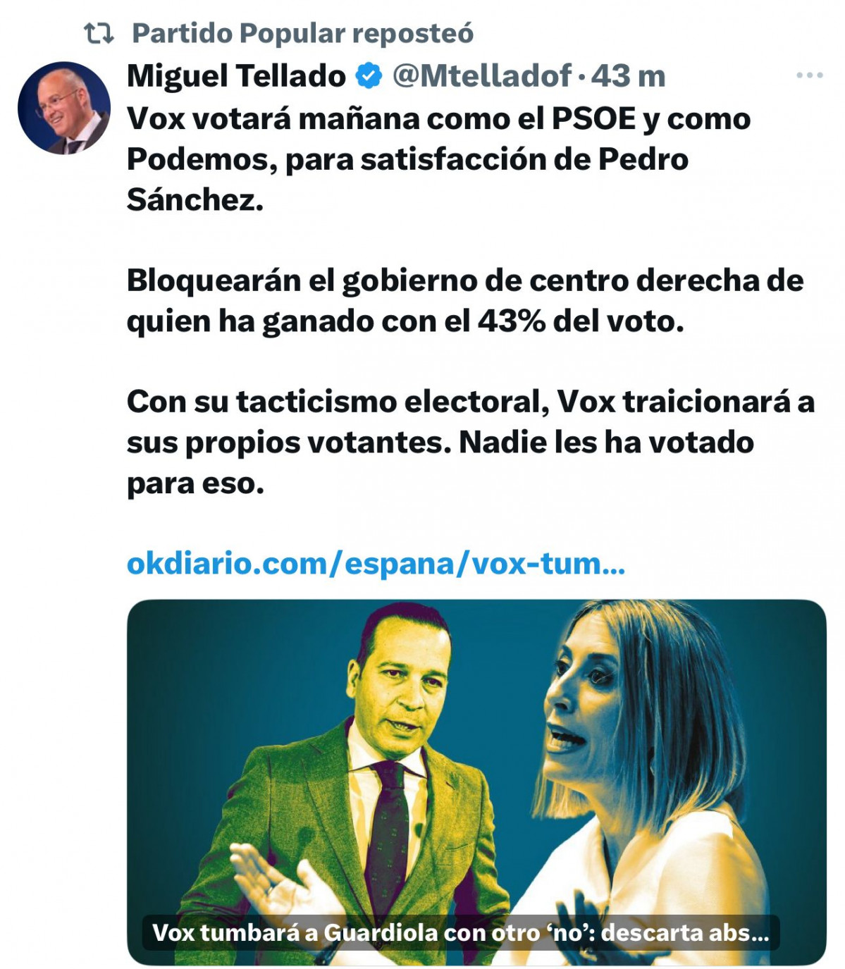 Vox pp extremadurta maría guardiola