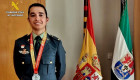 Una teniente de la Guardia Civil de Extremadura logra la plata en el Campeonato Militar de Esquí