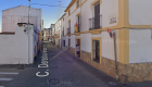 Corte temporal de tráfico en la calle Derechos Humanos de Moraleja por obras