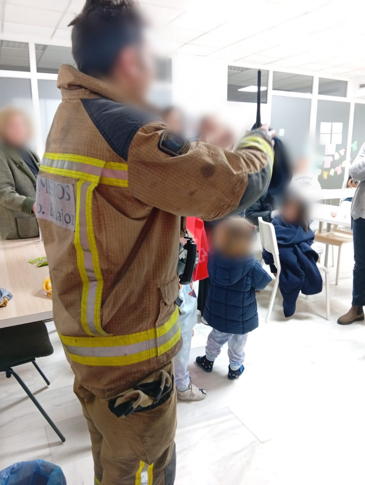 Bomberos badajoz incendio cruz roja