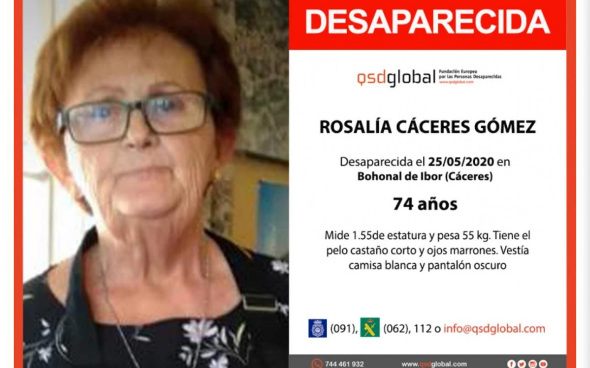 Rosalu00eda Cu00e1ceres Gu00f3mez   desaparecida 2