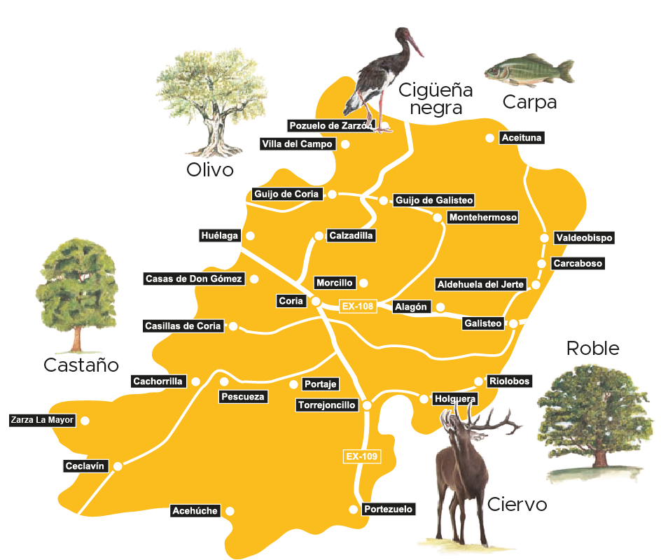 Valle del alagon turismo