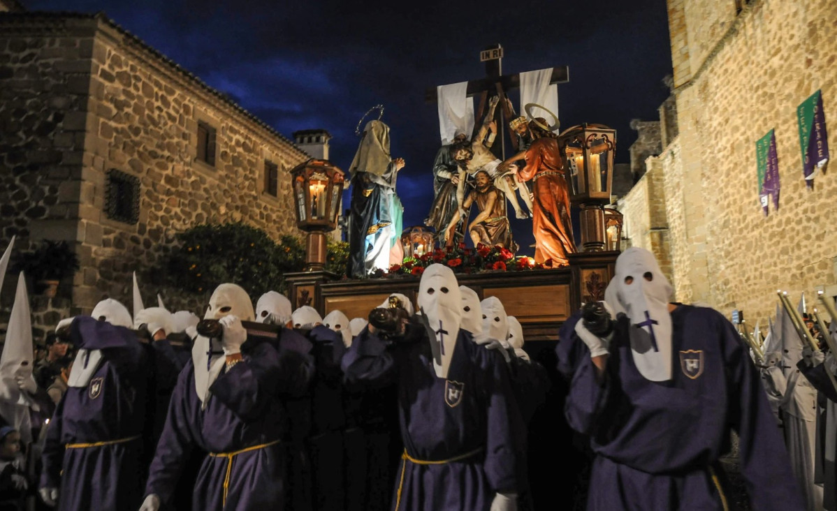 Procesiu00f3n del Descendimiento en Plasencia.