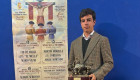 Jorge Hurtado recibe el Racimo de Oro de la feria taurina de Cadalso de los Vidrios