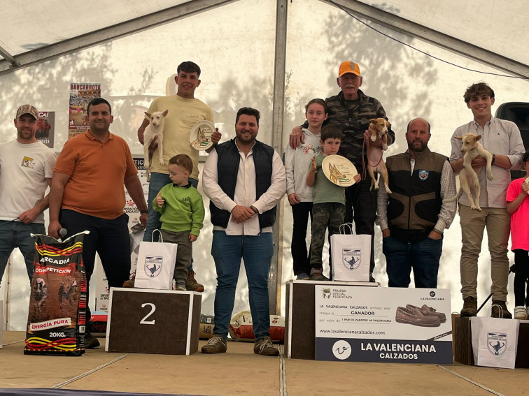Karina, de Eustaquio Redondo, se impone en la Copa de Extremadura de cachorros de podencos