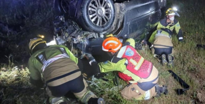 Tres fallecidos y una herida grave en un choque frontal en la provincia de Cáceres