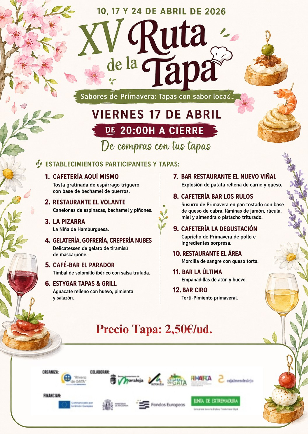 Ruta de la tapa moraleja dia 2