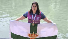 La piragüista extremeña Elena Ayuso, campeona de España de media maratón en categoría PK3