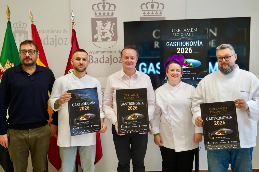 Tres chefs competirán en el Certamen Regional de Gastronomía de Badajoz