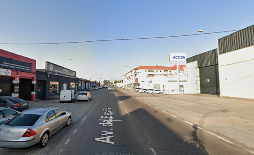 Un derrumbe obliga a cortar un carril bici en Plasencia tras las intensas lluvias