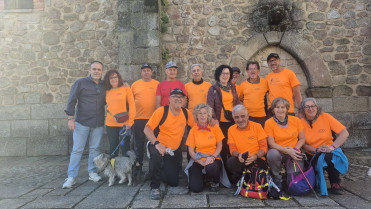 Moraleja, parada en el reto de Manuel Calderón para recorrer Extremadura caminando