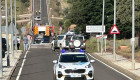 Susto en Fuenlabrada de los Montes por el incendio de un coche en el acceso al municipio