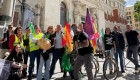 Continúa la acampada de Apag Extremadura Asaja frente al Ministerio de Agricultura