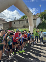 La subida a la ermita de Coria reúne a 130 atletas en una edición marcada por la lluvia