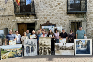 La pintura toma las calles de Navalmoral con artistas llegados de toda España