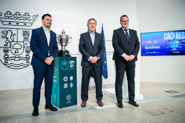 El Multiusos de Cáceres, sede de la 'final four' de la Copa del Rey de fútbol sala 2026