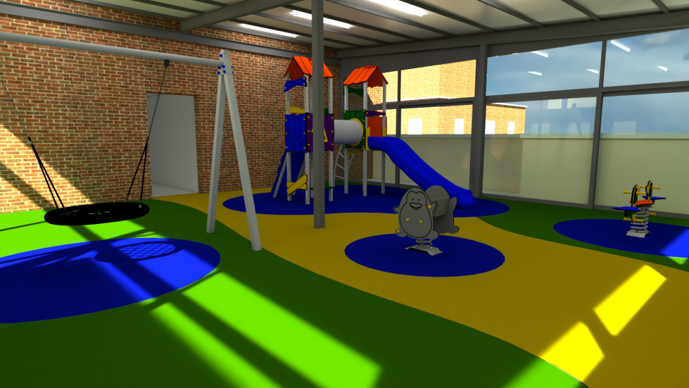 Un nuevo parque infantil mejorará la estancia de los niños hospitalizados en Cáceres