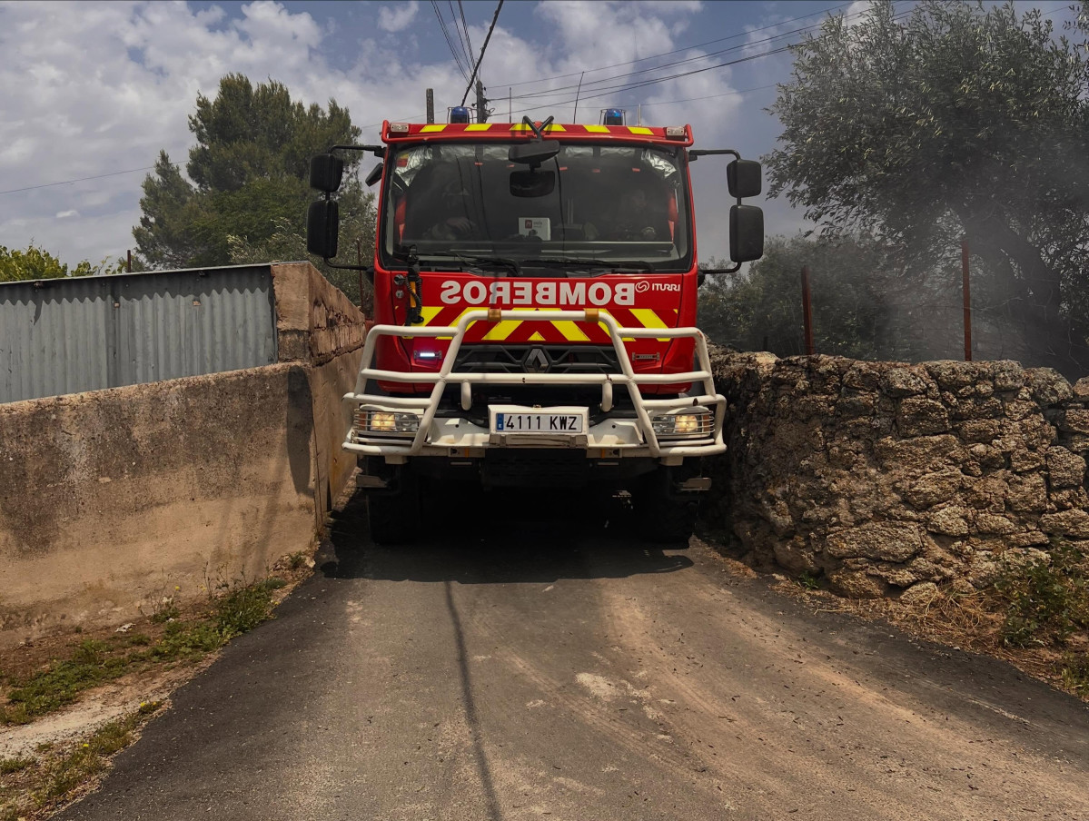 Malpartida de Cu00e1ceres, bomberos, incendio,