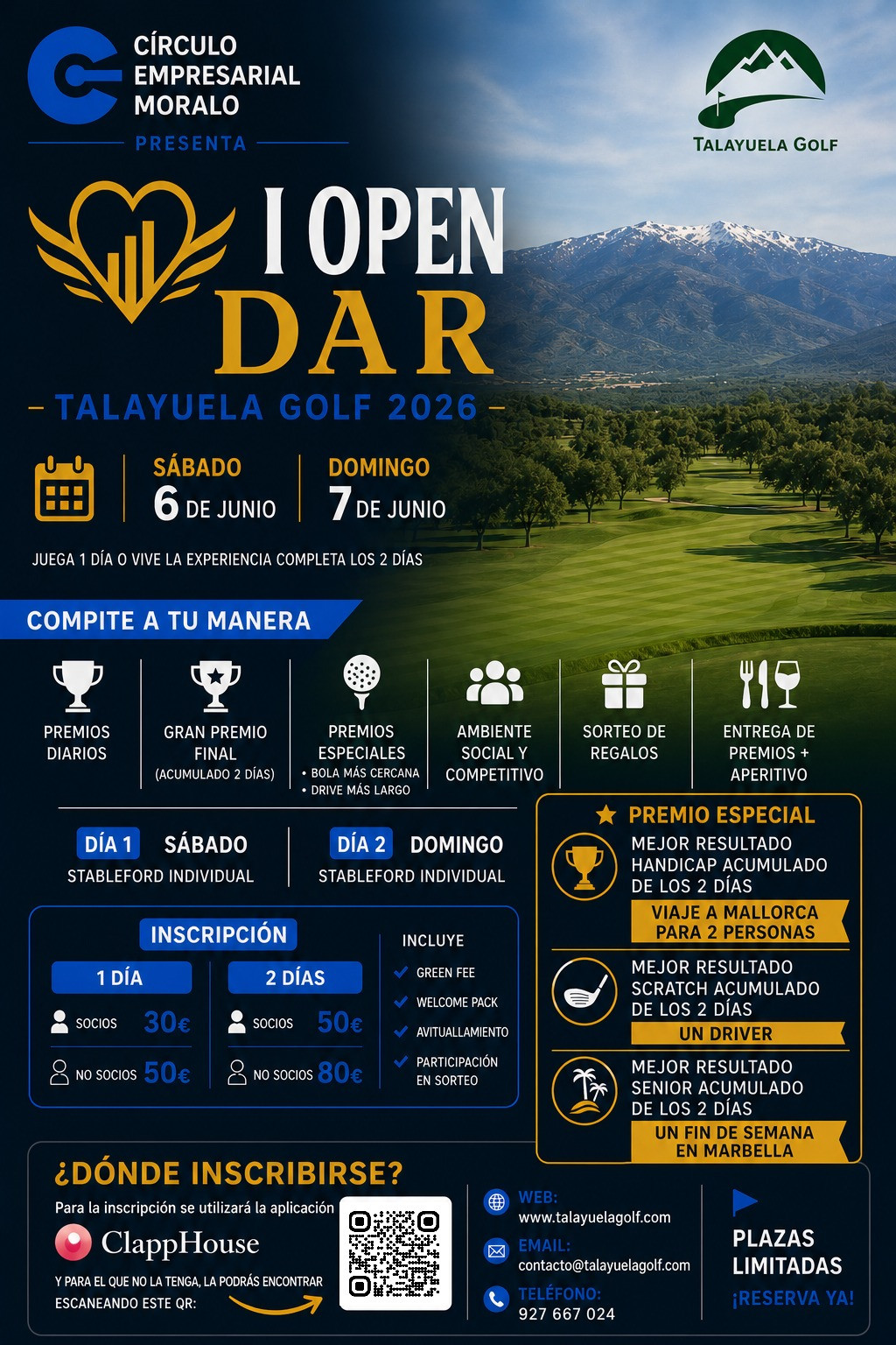 Cartel golf talayuela