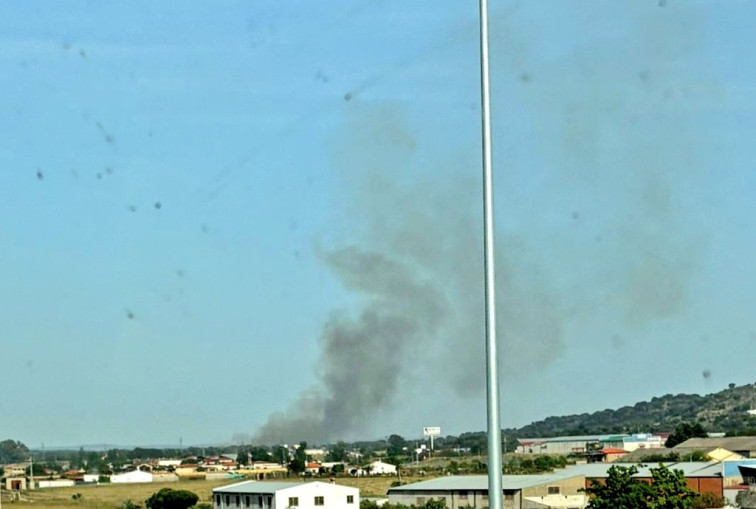 Declarado un incendio forestal en Navalmoral de la Mata