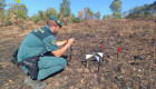 Identificadas cuatro personas en la investigación de varios incendios en Gata y Cáceres