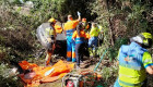 Evacuado en helicóptero tras ser rescatado en un accidente en Valencia de Alcántara