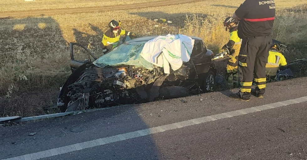 Un fallecido y un herido grave en un accidente de tráfico en la BA-020