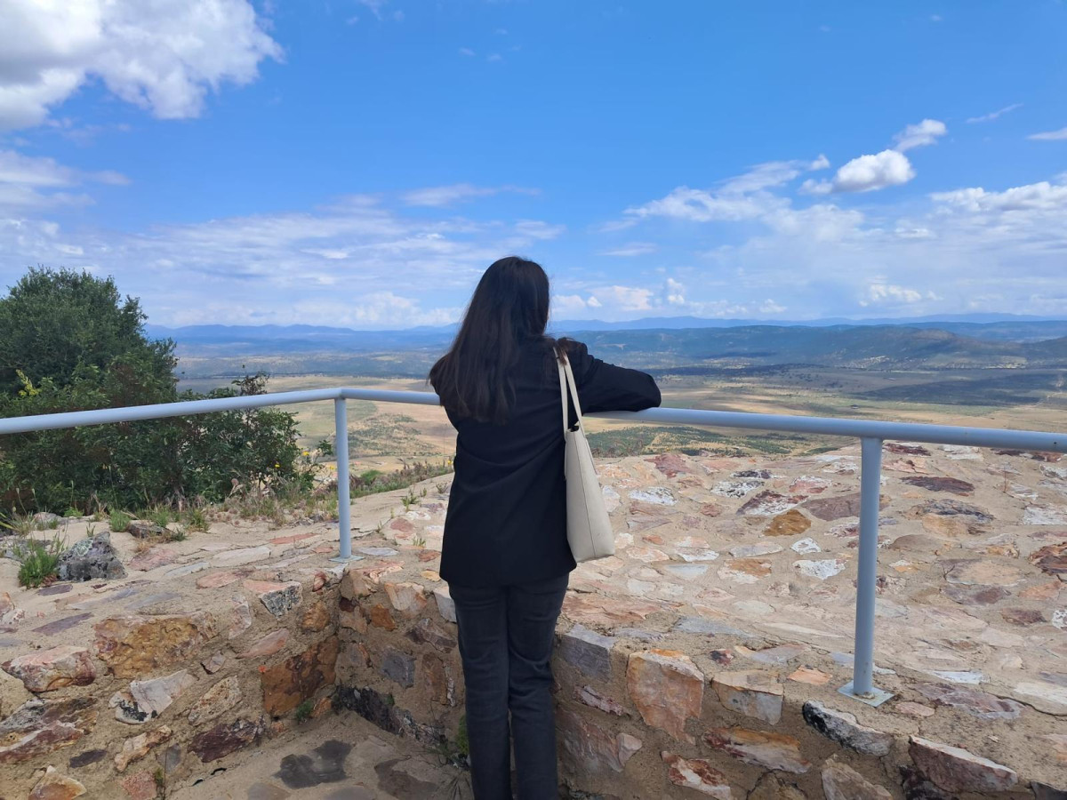 Vistas desde el castillo de Herrera del Duque.